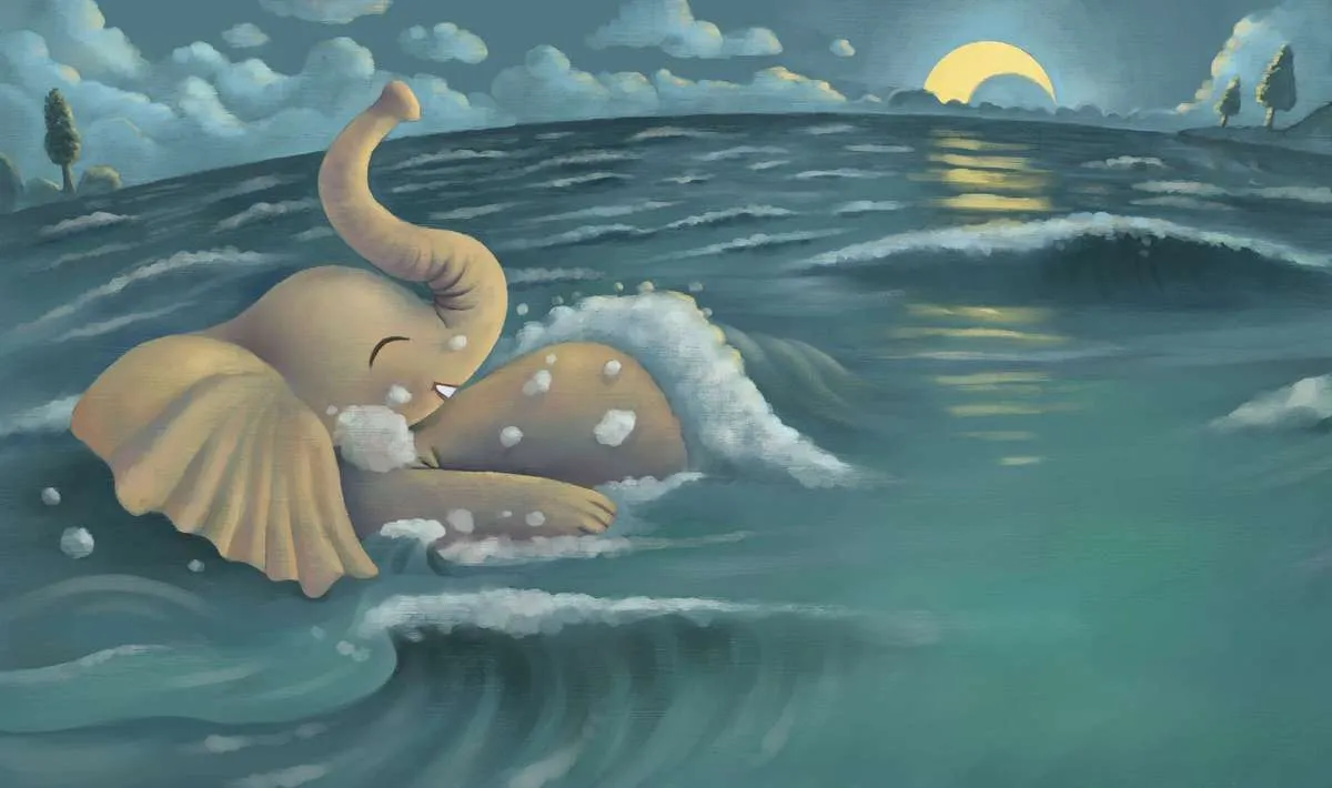 Ilustración de cancion elefante