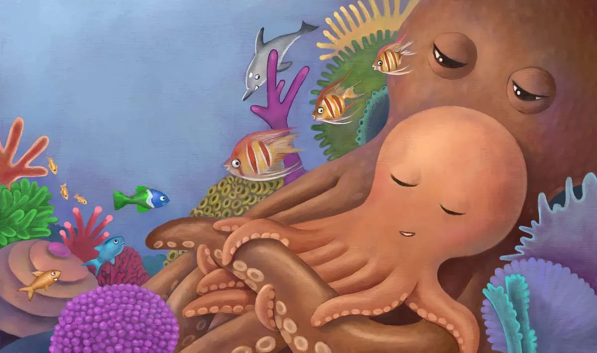 Ilustración de cancion pulpo