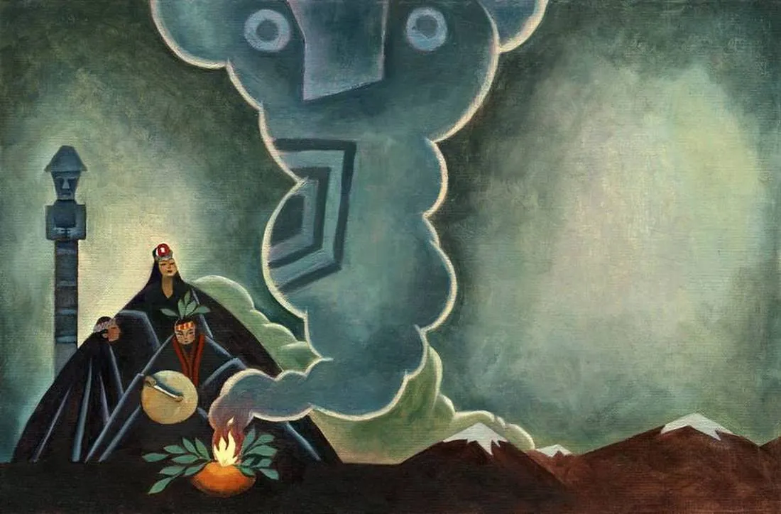 Ilustración de copahue