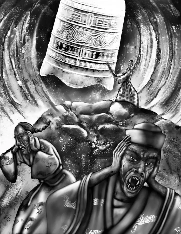Ilustración de demonios