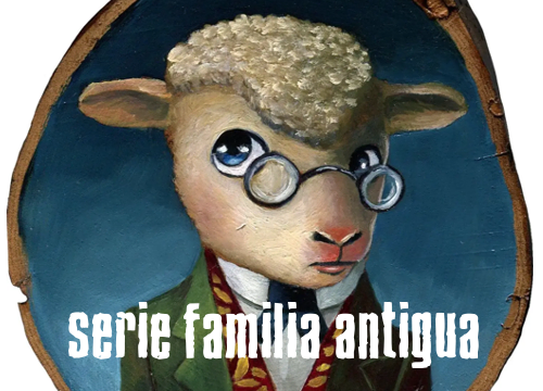 Ilustración de familia antigua