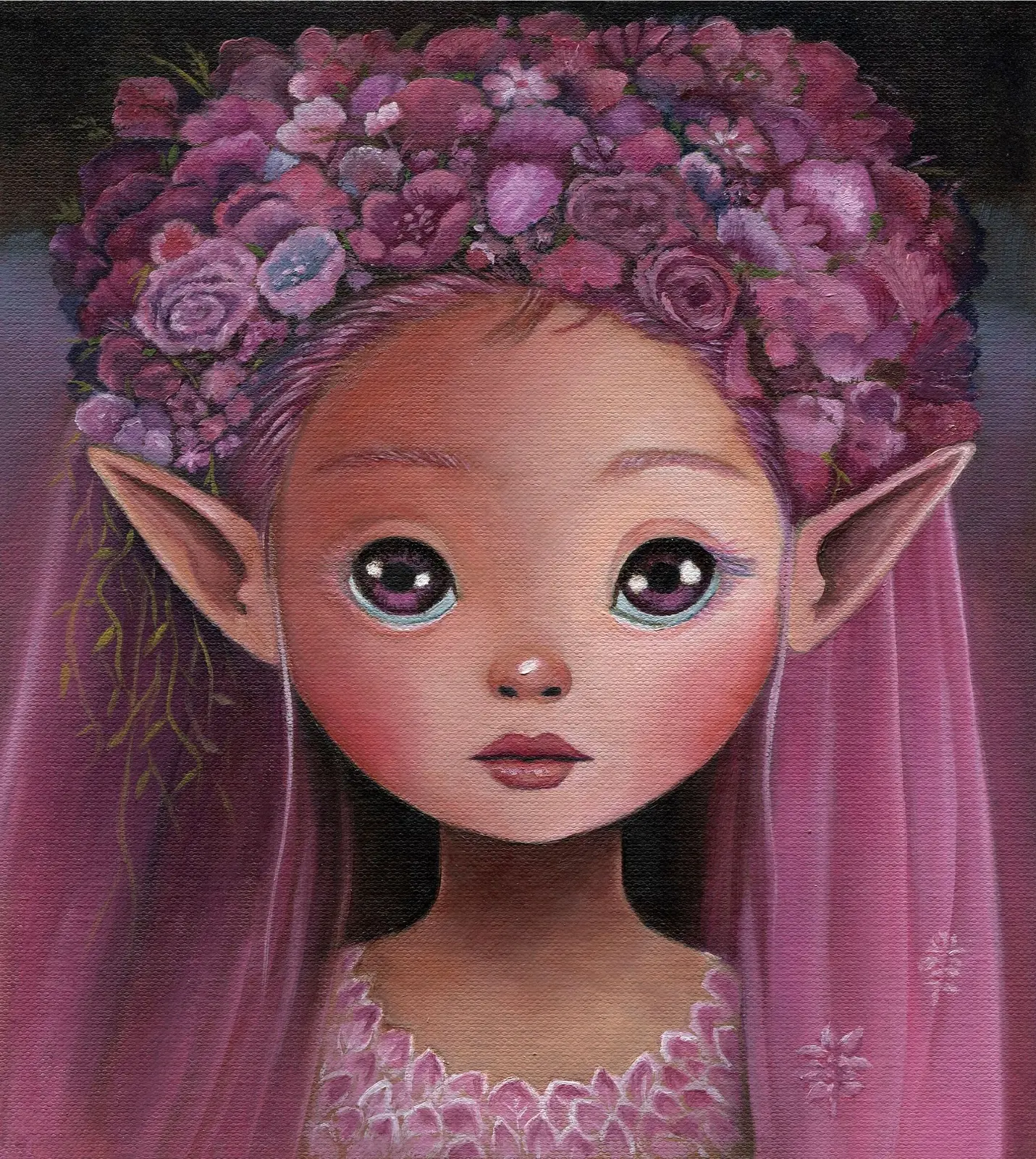 Ilustración de diosa blanca