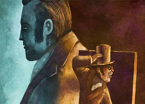 Ilustración de jekyll hyde portada
