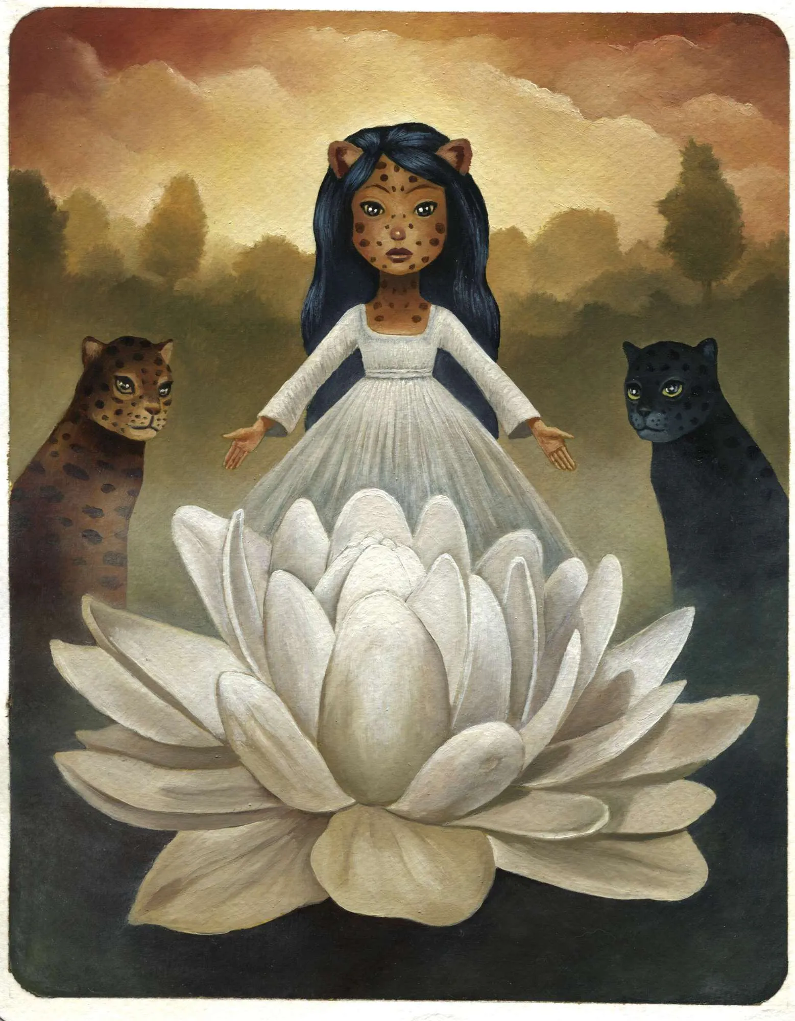Ilustración de lamaga y el irupe
