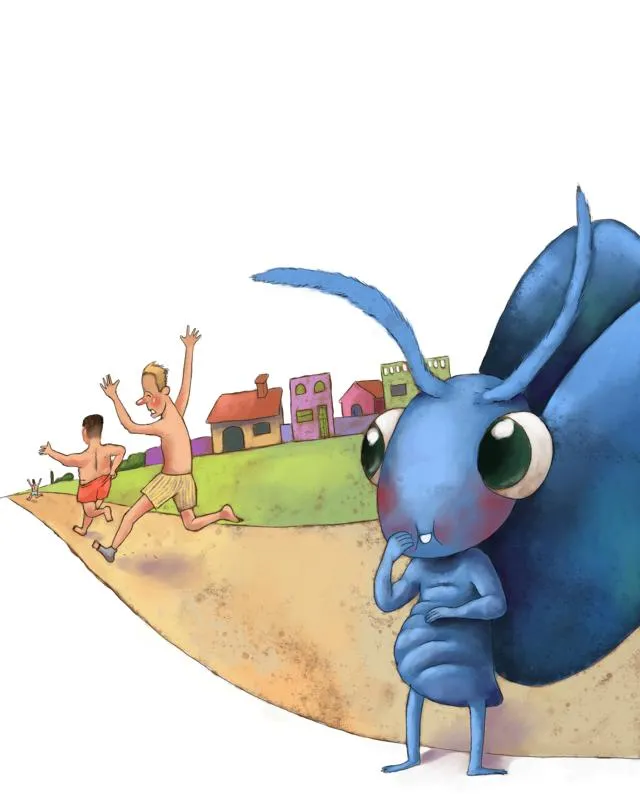 Ilustración de polilla feroz