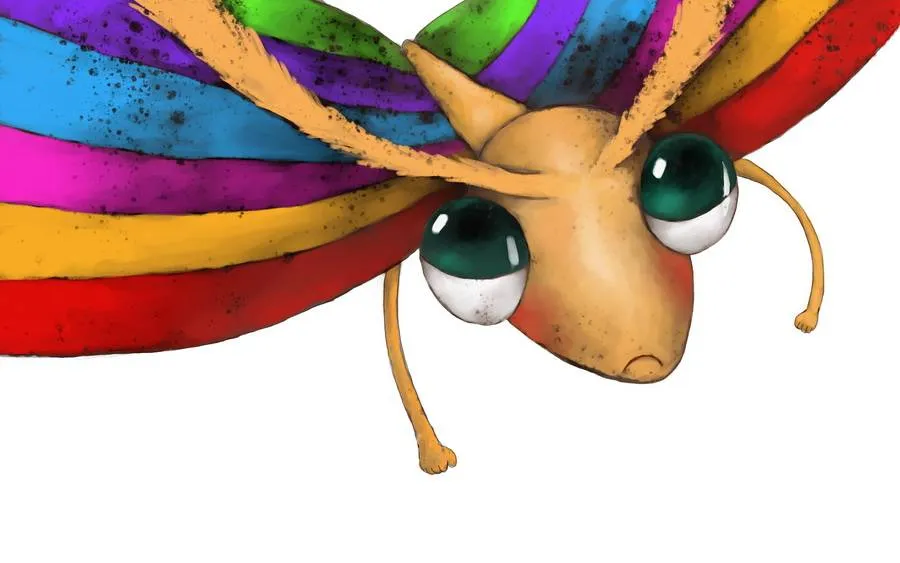 Ilustración de polilla feroz