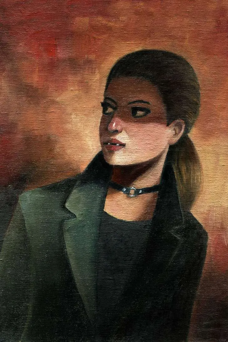 Ilustración de vampira